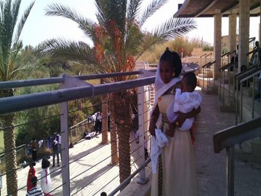 Jordan river - the Baptism site 2014