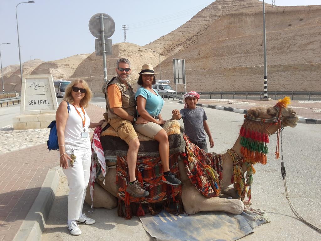 On our way to the Dead sea with Tresse and Dan August 2015