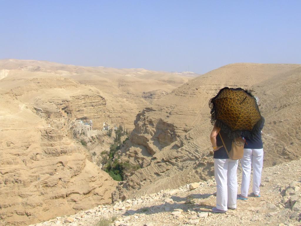 Saint George monastery Judean desert with Vony