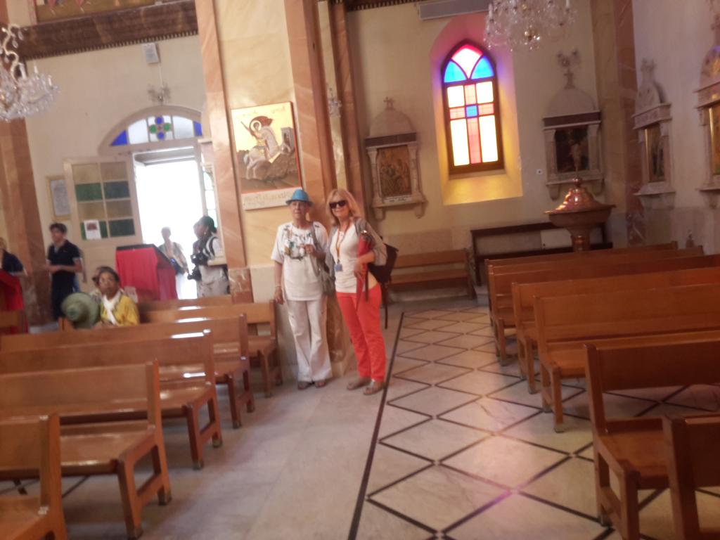 The Catholique Greech church
with Sabine Serban Shreiber
