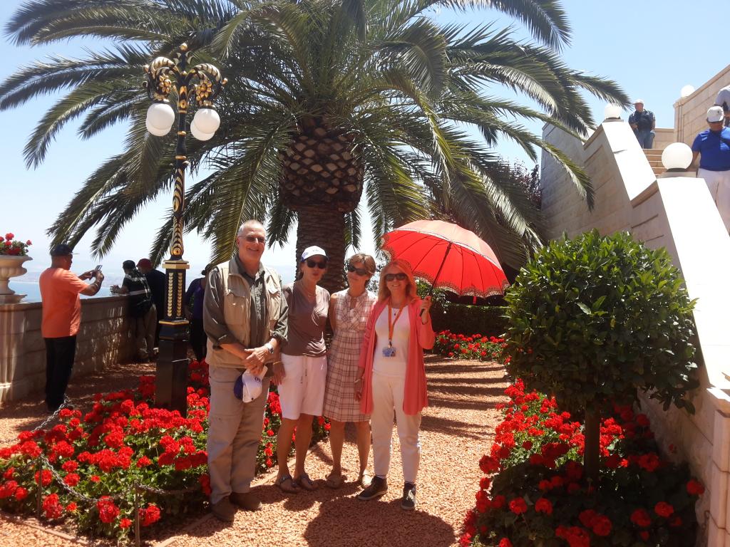 Bahai garden with CTO group 2015
